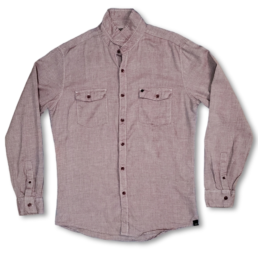 KR3W Button Down Shirt Red Size S